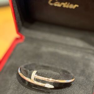 Cartier Juste un Clou Bracelet - EUC with box & papers - Size 17 - Classic Model